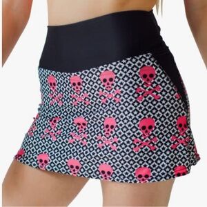 Faye+Florie Skulls and Stars Tennis Skirt